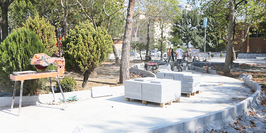 ATAKUM'DA LOZAN PARKI YENİLENİYOR