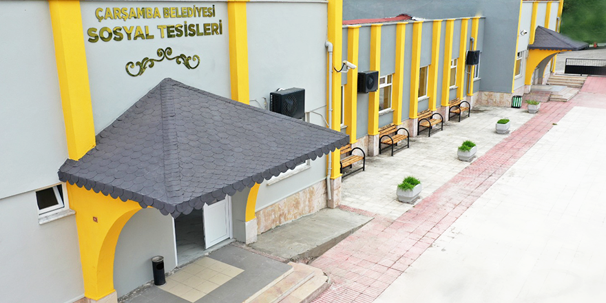 ÇARŞAMBA'DA SOSYAL TESİSLER KURULDU