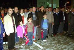 Cumhuriyet için meşale yaktılar