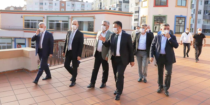BAŞKAN AKSU YATIRIMLARI İNCELEDİ