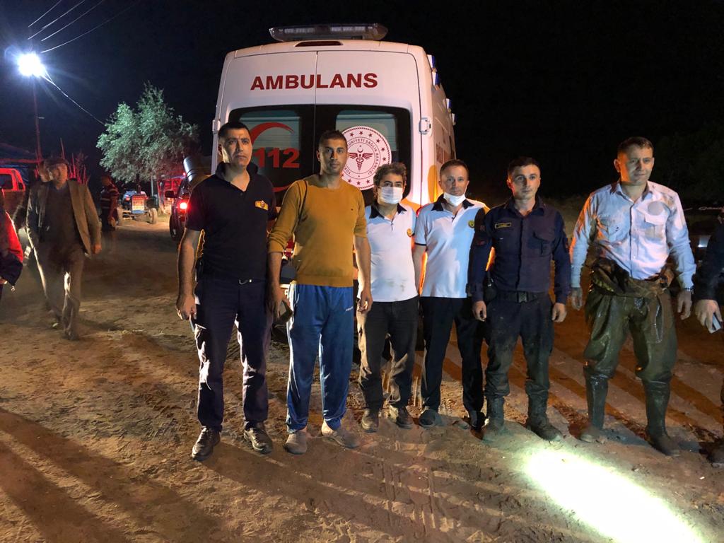 BÜYÜKŞEHİR İTFAİYESİ İMDADA YETİŞTİ