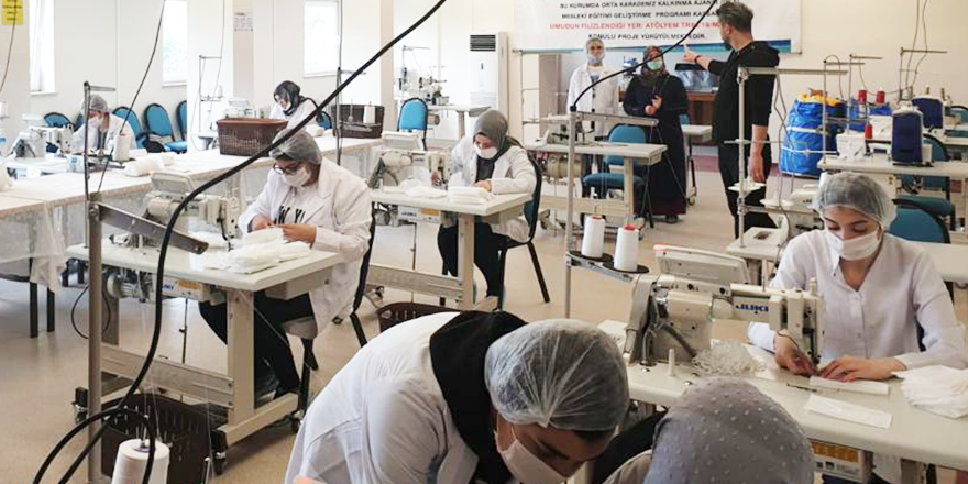 SAMSUN'DA MESLEK LİSELERİNDEN EKONOMİYE KATKI