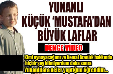 Mustafa'dan büyük laflar