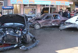 Ehliyetsiz sürücü dehşet saçtı