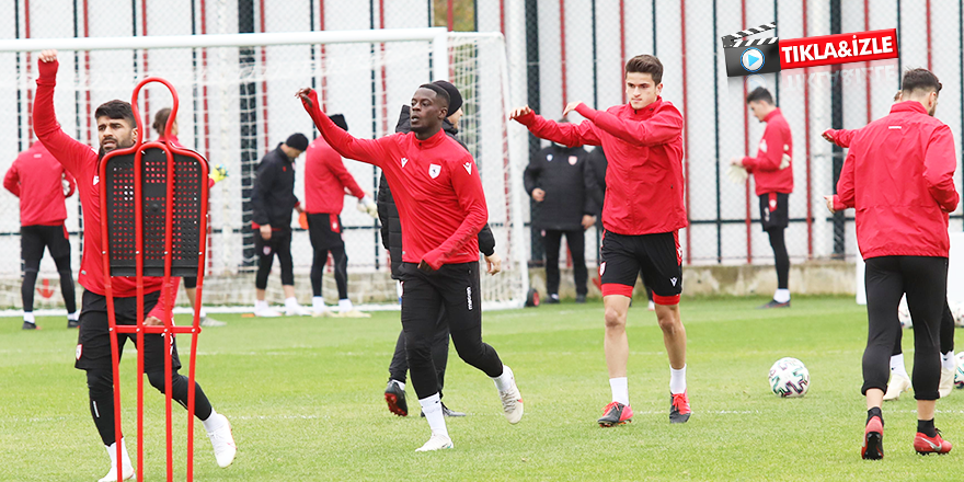 SAMSUNSPOR TAKTİK ÇALIŞTI