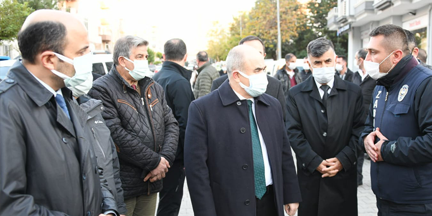 VALİ DAĞLI SEMT PAZARINDA DENETİM YAPTI