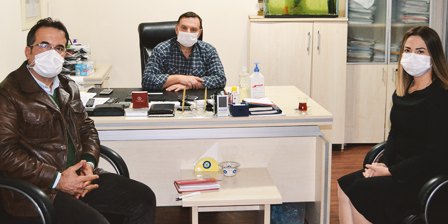BAŞKAN TÜRK'TEN DENGE'YE ZİYARET