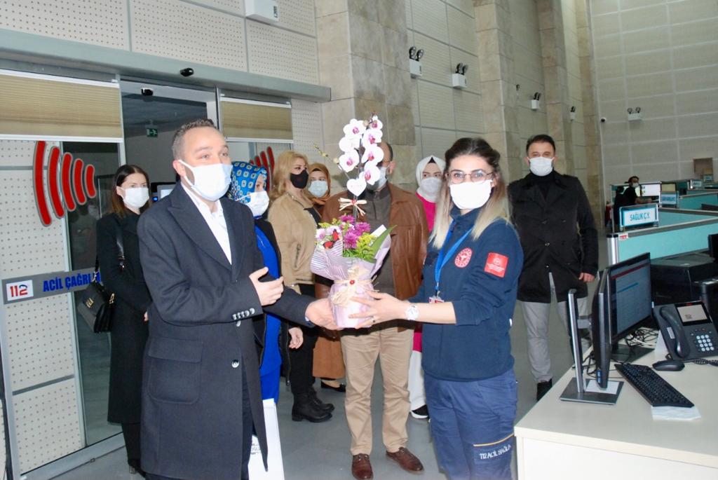 AK PARTİ'DEN 112 ACİL SERVİS HİZMETLERİNE ZİYARET