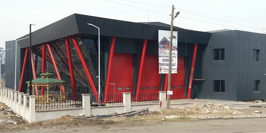 Vezirköprü İtfaiye binası tamam