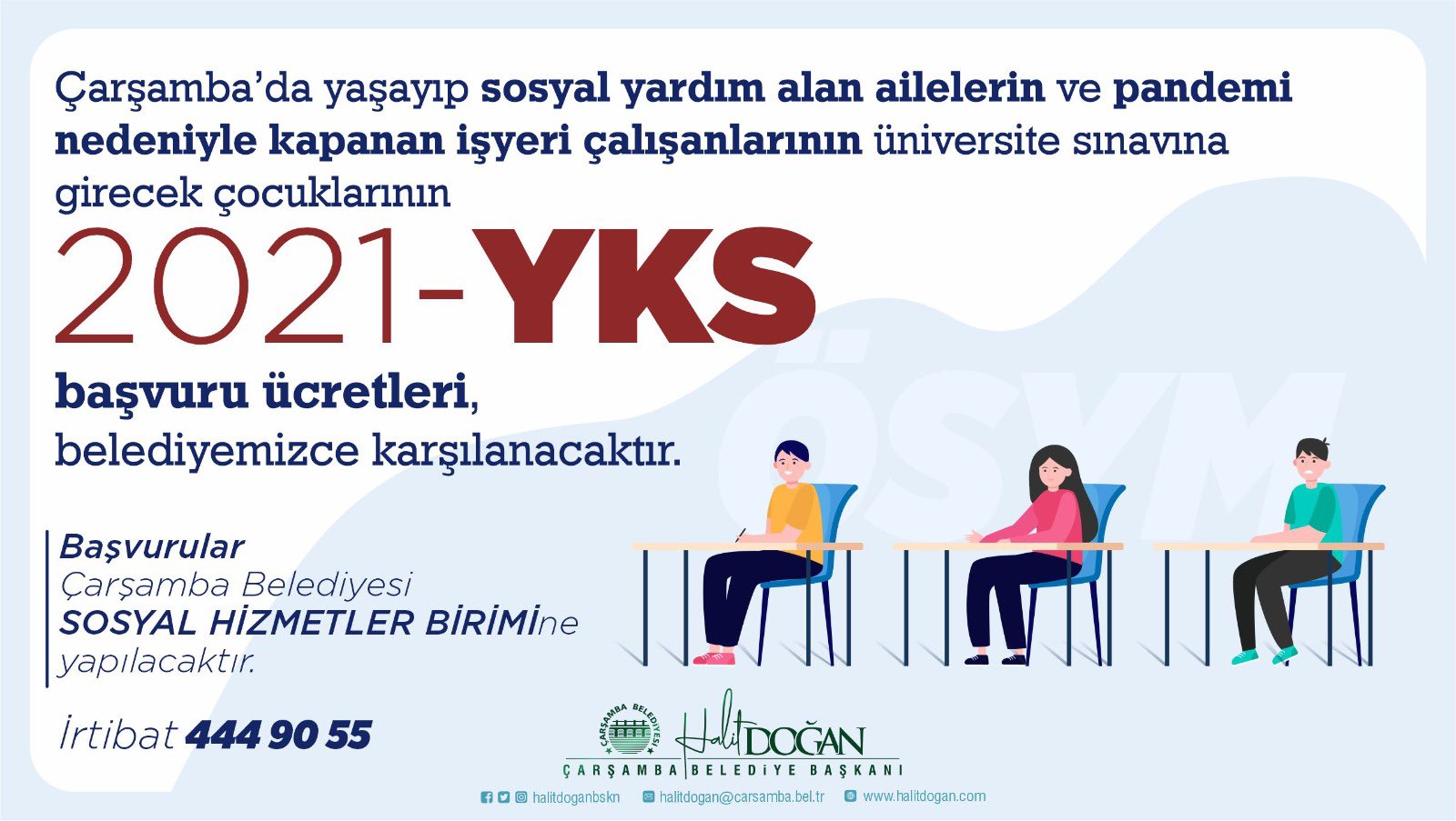 SINAV ÜCRETLERİNİ KARŞILAYACAK