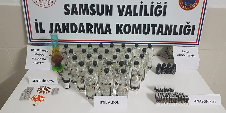 JANDARMA’DAN KAÇAK İÇKİ OPERASYONU