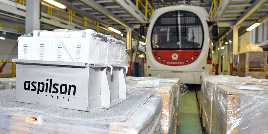 TRAMVAYLARDA YERLİ AKÜ KULLANILMAYA BAŞLANDI
