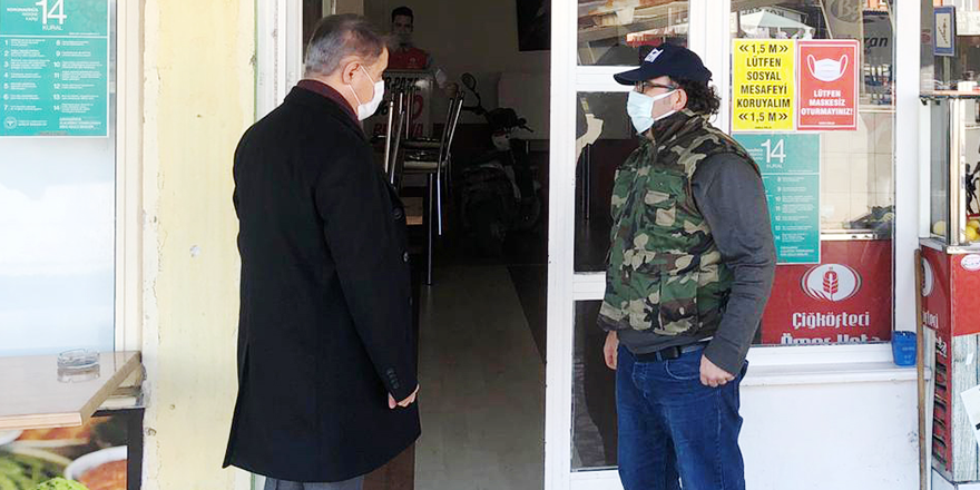 BAŞKAN DEVECİ’DEN ESNAFA DESTEK ZİYARETİ