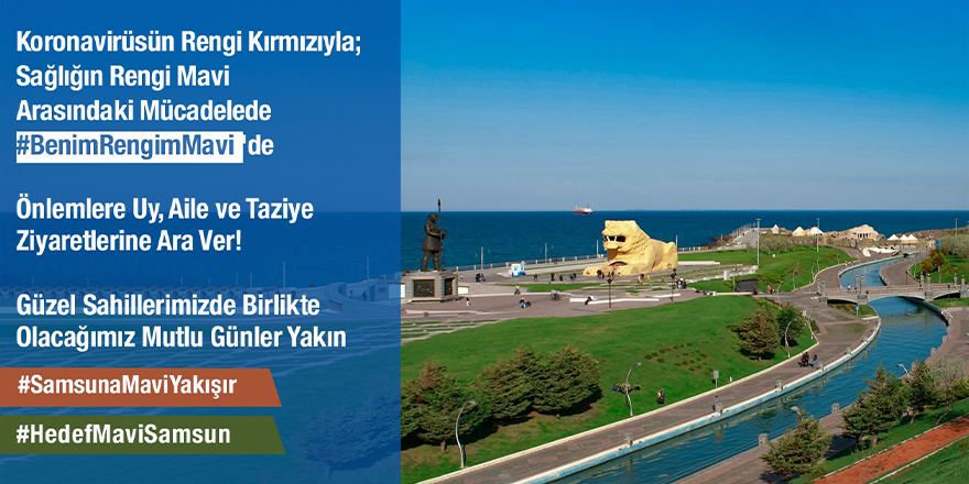 VALİLİKTEN 'BENİM RENGİM MAVİDE' KAMPANYASI