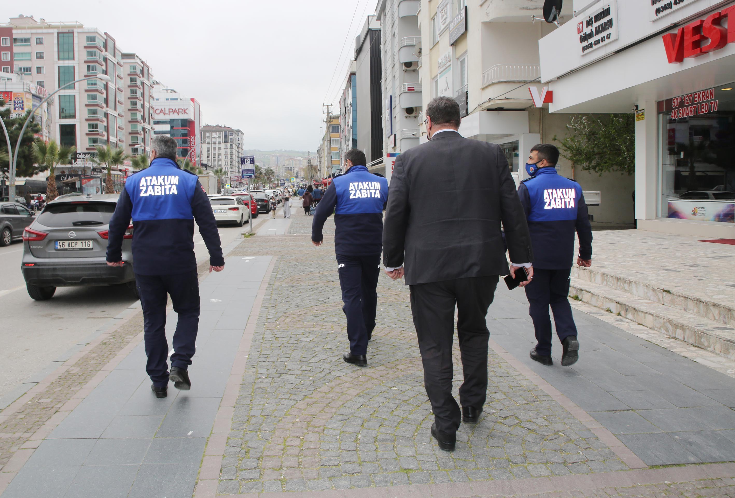 ATAKUM ZABITASINDAN DİLENCİLERE MÜCADELE