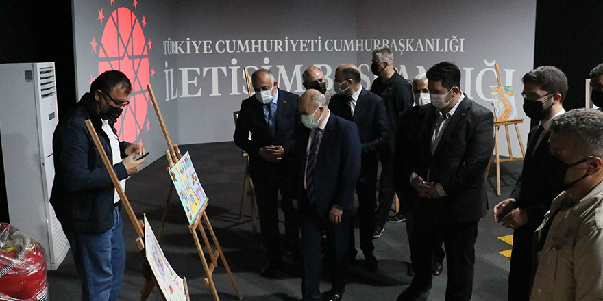 BAĞIMLILIKLARLA MÜCADELE RESİM SERGİSİ AÇILDI