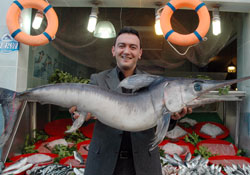 Hamsiye nasiplendi kılıç ile döndü