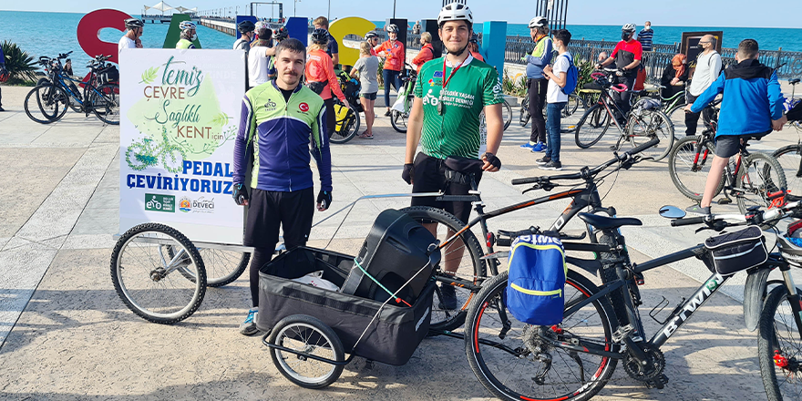 ATAKUMLULAR TEMİZ ÇEVRE İÇİN PEDALLADI