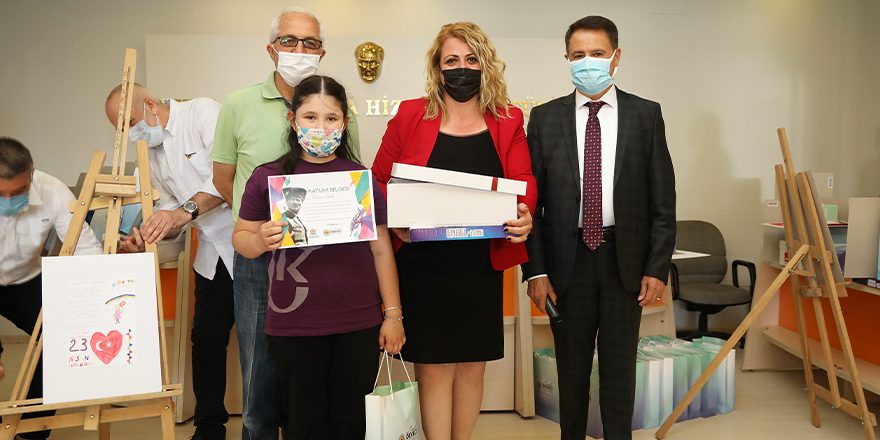 ATAKUM'DA ÖDÜLLER SAHİPLERİNİ BULDU
