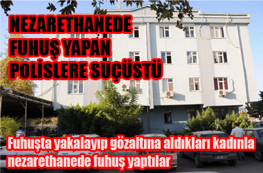 Suhuş yapan polislere suçüstü