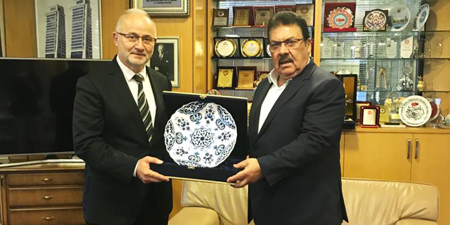 REKTÖR ÜNAL'DAN AŞCI’YA ZİYARET