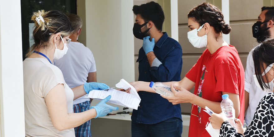 SAMSUN'DA YKS HEYECANI YAŞANDI