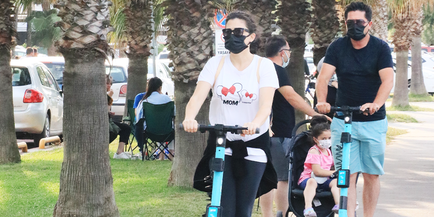 SAMSUN'DA SCOOTER KULLANIMI YAYGINLAŞIYOR