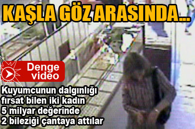 Saniye saniye hırsızlık anı