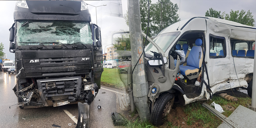 ÇARŞAMBA'DA ZİNCİRLEME KAZA