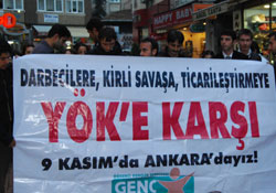 YÖK' kuruluş yıldönümüne tepki