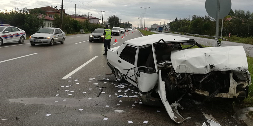 ÇARŞAMBA’DA FECİ KAZA