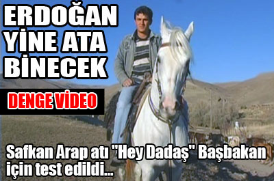 Erdoğan Erzurum'da ata binecek