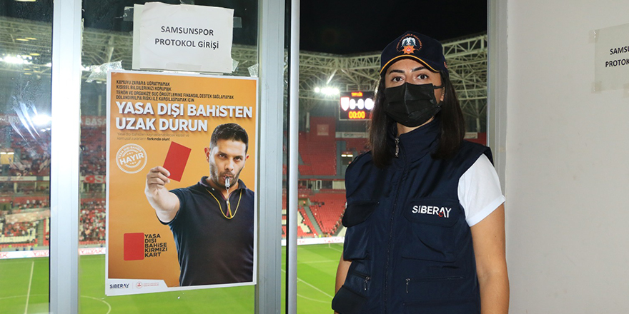 SAMSUN'DA YASA DIŞI BAHİSE KIRMIZI KART