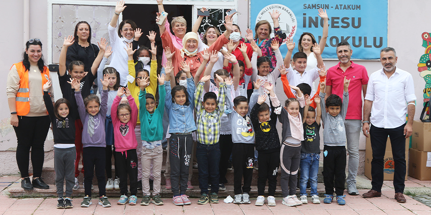 ATAKUM BELEDİYESİNDEN ÖĞRENCİLERE SÜRPRİZ