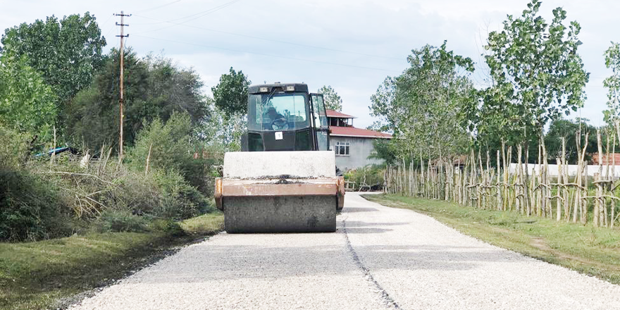 SATHİ KAPLAMA YOL ÇALIŞMALARI DEVAM EDİYOR