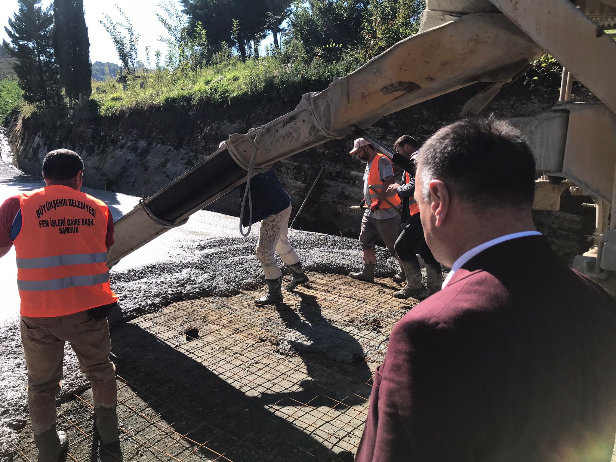 BETON YOL ÇALIŞMALARI TAMAMLANDI