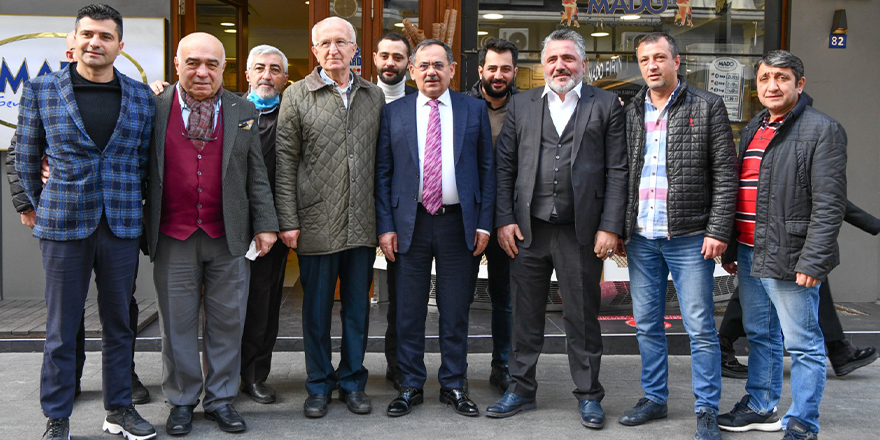 BAŞKAN DEMİR ÇİFTLİK ESNAFIYLA BULUŞTU