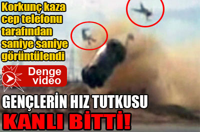 Gençlerin hız sevdası, kanlı bitti ...