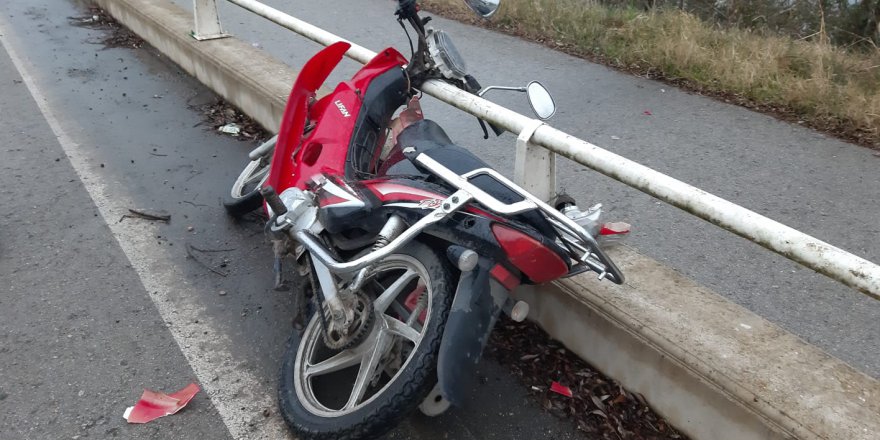 ÇARŞAMBA’DA MOTOSİKLET KAZASI 2 YARALI