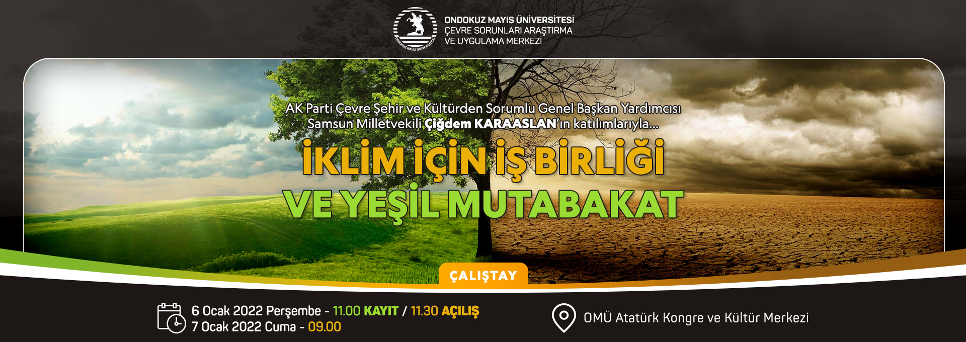 OMÜ'DE İKLİM İŞBİRLİĞİ