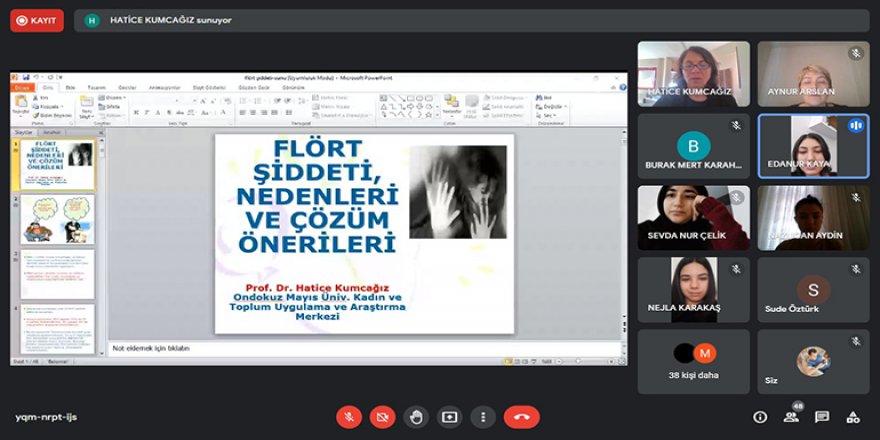 "ŞİDDETİN FARKINDA OL" ÇAĞRISI