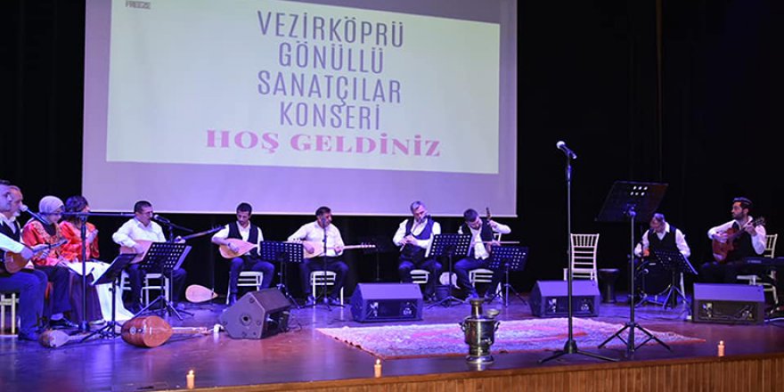 VEZİRKÖPRÜ'DE ÖĞRENCİLER YARARINA KONSER