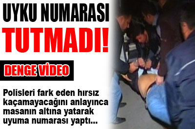 Uyku numarası tutmadı