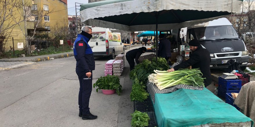 CANİK’TE SEMT PAZARI DENETİMLERİ SÜRÜYOR