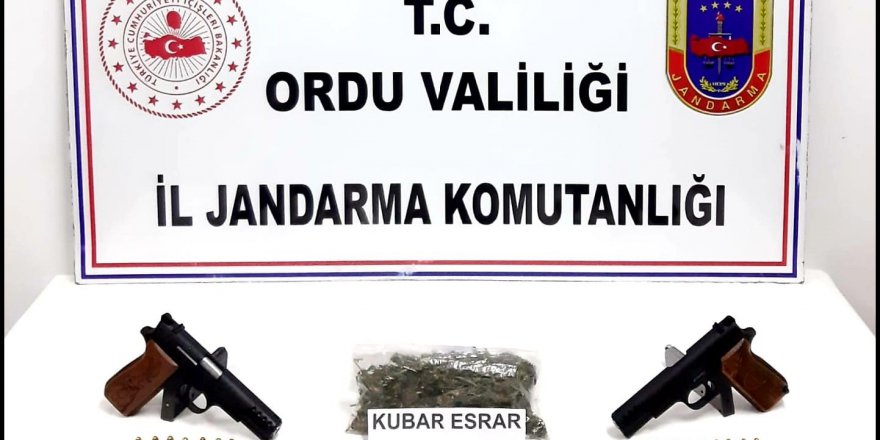 ORDU'DA UYUŞTURUCU OPERASYONUNDA 3 KİŞİ YAKALANDI