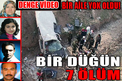 Tokat'ta katliam gibi kaza ....