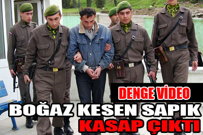 Boğaz kesen sapık, kasap çıktı!