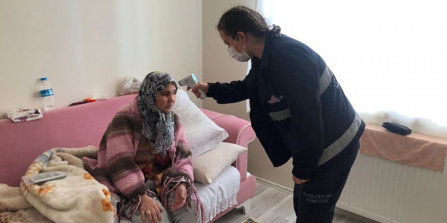 EVLERE DAYANIŞMA GÖTÜRMEYE DEVAM EDİYOR