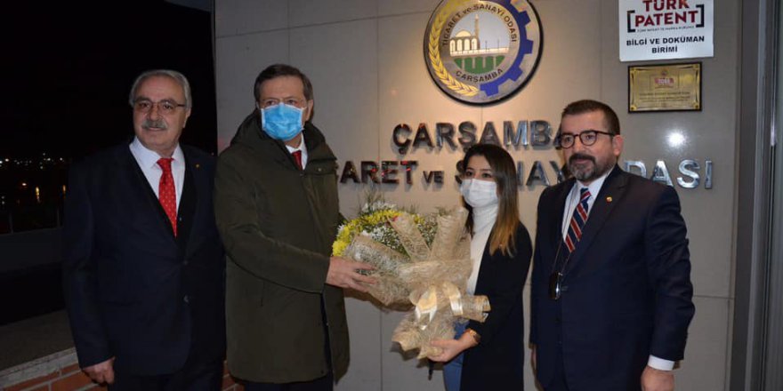 ÇARŞAMBA TİCARET SANAYİ ODASINA ZİYARET