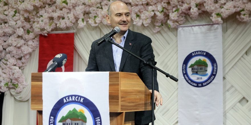 İÇİŞLERİ BAKANI SOYLU, SAMSUN'DA DERNEK ETKİNLİĞİNDE KONUŞTU